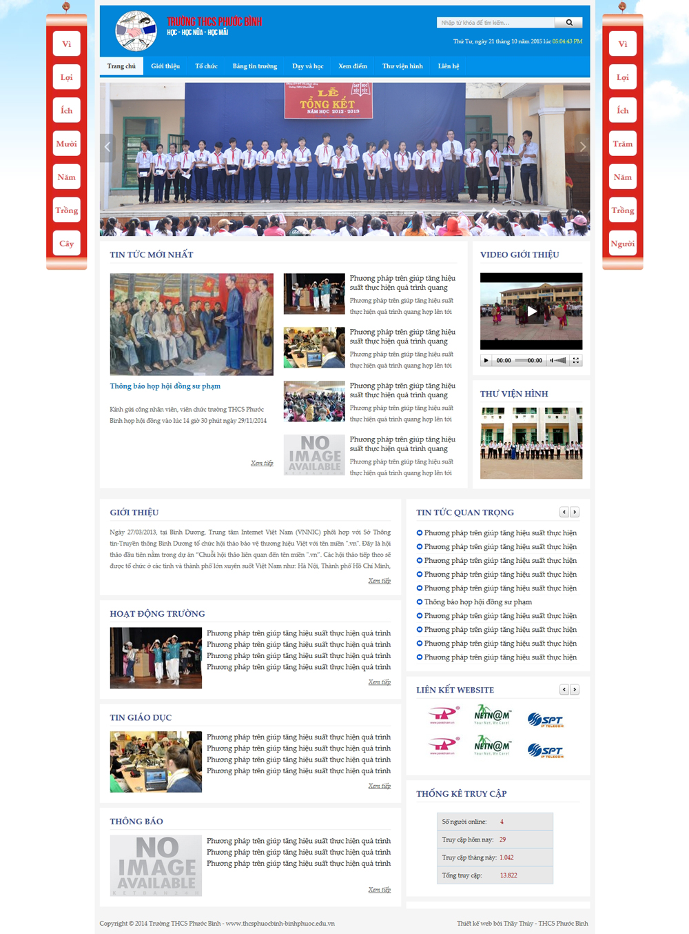 Mẫu website giáo dục chính phủ - thcsphuocbinh-binhphuoc.edu.vn